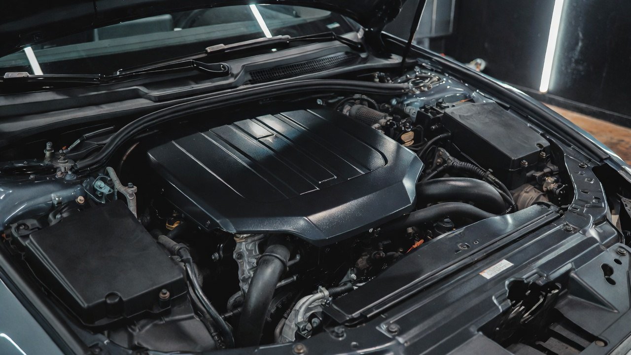 Compartiment moteur nettoyé